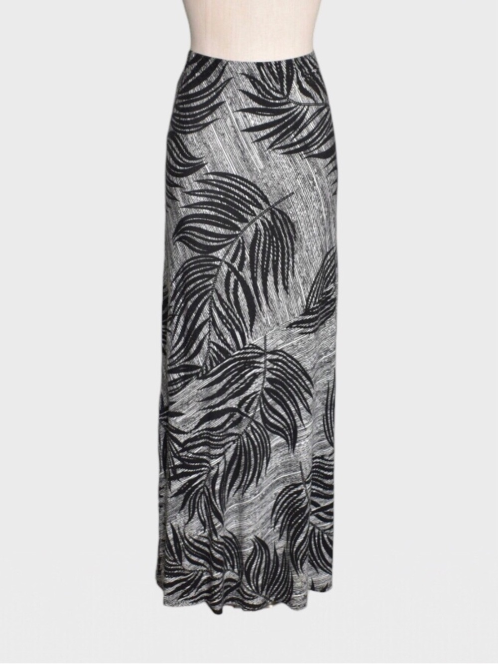Matty‎ M Palm Print Maxi Skirt